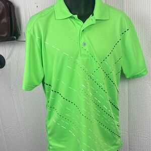 PGA Tour Vibrant Green Polo Shirt